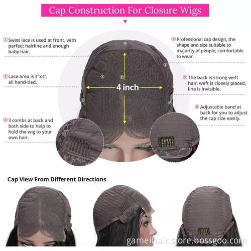 For Black Women Wholesale Hd Full Lace Frontal Closure Human Hair Wig Raw Indian Virgin Glueless Hair Loose Wave Lace Front Wig